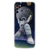 Kılıfland Reeder S19 Max Pro S ile Uyumlu Silikon Kılıf, Astronot ve Dünya Deseni