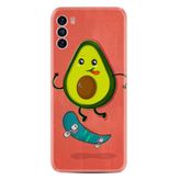 Kılıfland Reeder S19 Max Pro S ile Uyumlu Silikon Kılıf, Avokado Skate Desen, Kırmızı