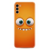 Kılıfland Reeder S19 Max Pro S ile Uyumlu Silikon Kılıf, Desen, Turuncu