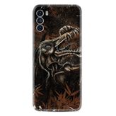 Kılıfland Reeder S19 Max Pro S ile Uyumlu Silikon Kılıf, Jurassic Desen, Siyah