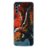 Kılıfland Reeder S19 Max Pro S ile Uyumlu Silikon Kılıf, Kartal Uçarken Desen, Çok Renkli