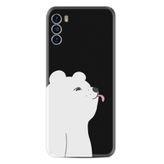 Kılıfland Reeder S19 Max Pro S ile Uyumlu Silikon Kılıf, Panda Desen, Siyah-Beyaz