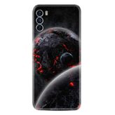 Kılıfland Reeder S19 Max Pro S ile Uyumlu Silikon Kılıf, Platinium Series, Desenli, Dark World, Siyah-Kırmızı