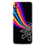 Kılıfland Reeder S19 Max Pro S ile Uyumlu Silikon Kılıf, Renkli Astronot Deseni