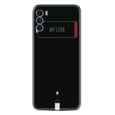 Kılıfland Reeder S19 Max Pro S ile Uyumlu Silikon Kılıf, Resimli Desenli Baskılı, My Love, Siyah