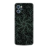 Kılıfland Reeder S19 Max Pro S ile Uyumlu Silikon Kılıf, Sarmaşıklar Desen, Yeşil