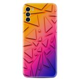 Kılıfland Reeder S19 Max Pro S ile Uyumlu Silikon Kılıf, Üçgenler Desen, Renkli