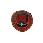 Kilim Desenli Yuvarlak Çanta