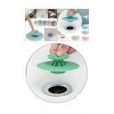Kilitli Lavabo Küvet Duşakabin Süzgeci Silikon Kilitli Lavabo Küvet Tıpası Lavabo Tıkacı
