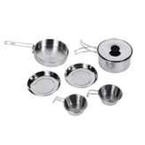 King Camp Backpacker III Silver 2 Kişilik Yemek Seti