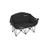 KingCamp Loveseat Double Çift Kişilik Katlanır Kamp Sandalyesi Black