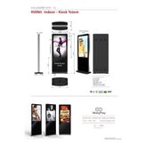 Kiosk Diğital Ekran - Siyah - Gümüş