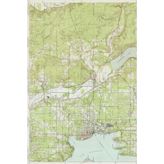 Kirkland and Remond Washington Map Journal: Vintage Map Notebook