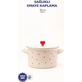 Kırmızı 20 cm Tencere - Renkli