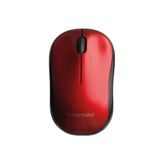 Kırmızı Kablosuz 3D Optik Mouse - Siyah