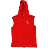 Kırmızı Kapüşonlu Yelek - 2XL