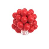 Kırmızı Pastel Balon 10 Adet
