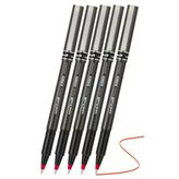Kırmızı Pilot Kalem Ub-155 Micro Deluxe 5 Adet Uniball Pilot Kalem 0.5 Mm Roller Uçlu Pilot Kalem İnce Uçlu Likit