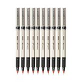Kırmızı Pilot Kalem Ub-177 Fine Deluxe 10 Adet Uniball Pilot Kalem 0.5 Mm Roller Uçlu Pilot Kalem İnce Uçlu Likit Mürek