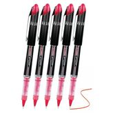Kırmızı Pilot Kalem Ub-205 Vision Elite 0.5Mm 5 Adet Uniball Pilot Kalem 0.5 Mm Roller Uçlu Pilot Kalem İnce Uçlu Likit