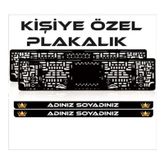 Kişiye Özel 2 Adet Isimli Plakalık 539734125