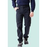 Kışlık Erkek Iş Pantolonu Gabardin Dayanıklı ve Konforlu Galanthus Havalara - Lacivert - 2XL