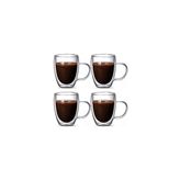 Kitchen Design Lab Çift Cidarlı Cam 300 ML Kupa Seti 4 Adet 2038