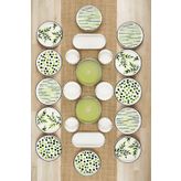 Kitchen Life 22 Parça 12 Kişilik Tree Stackable Kahvaltı Takımı - Lüx Kahvaltılık Sunum Seti Tabağı