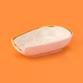 Kitchen Oval Seramik Kaşık Altlığı - Bej - 15 Cm
