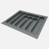 Kitchenox 55x49 cm Gri ABS Plastik 7 Bölmeli Çekmece İçi Kaşıklık