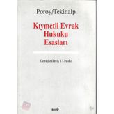 Kıymetli Evrak Hukuku Esasları