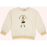 Kız Bebek Bej Sweatshirt - 6 - 12 Ay