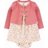 Kız Bebek Pembe Elbise Set - 6 Ay