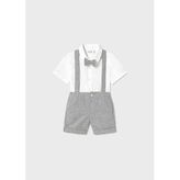 Kız Bebek Pembe Gabardin Şort 01250-073