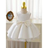 Kız Bebek Seda Model Ekru Doğum Günü Elbise - 1 - 2 Yaş