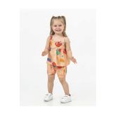 Kız Bebek Tunik Model Şortlu Alt-Üst Takım