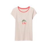 Kız Çocuk Gap Logo T-Shirt Bej