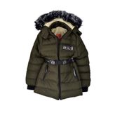 Kiz Cocuk Kapusonlu Kaban Bgl-St03449