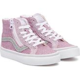 Kız Çocuk Sneaker Vans Kız Çocuk Sk8 Spor Ayakkabı Sk8-Hi Reissue Side Zip VN000CYEEMY1 - Pembe