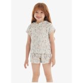 Kız Çocuk Sweatshirt 60568 - Desenli