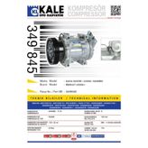 Klıma Kompresoru Dacıa Duster - Logan - Sandero Kale 349845