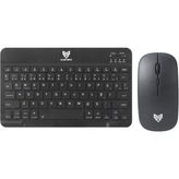 Km-33 Wireless Bluetooth Kablosuz Klavye Mouse Set Siyah Tablet,laptop, Telefon, Tv Uyumlu