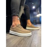 Knack Gunluk Ayakkabi T12 Camel (Suet)
