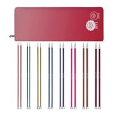 KnitPro Tek uçlu örgü iğnesi seti – Zing (40 cm) – 2,50 – 6,00 mm