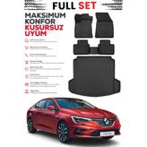 ko kaliteoto Renault Megane 4 Sedan 2026 Model 3D Çift Cepli Bagaj Havuzu 4D Havuzlu Paspas