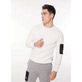 Ko Samui Kapüşonlu Siyah-Beyaz Erkek Sweatshirt REPOCKET REGULAR
