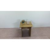 Kobiç Ofis Sehpası 45X45X45 cm - Meşe