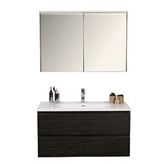 Kobos Lignum 100 Cm Banyo Dolabı Seti Watson Siyah