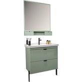 Kobos Noble 80 cm Banyo Dolabı Seti Mint - yok - Yeşil