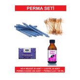 Kocaman Kozmetik Perma Bigudi Seti No:0 En Ince 20 Adet 0 Numara Bigudi 20 Lastik Perma Kağıdı Perma Ilacı